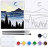 VOCHIC Canvas Painting Kit Pre Drawn Canvas for Painting for Adults Party Kits Paint and Sip Party Supplies 8x10 Canvas to Paint Art Set...