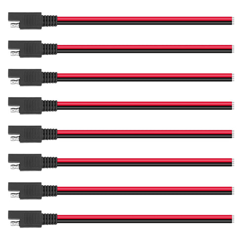 14 AWG 13 inch Connector Extension Cable Compatible with SAE,2 Pin Connector for Car...