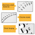 2 Pcs Stainless Steel Thickness Gauges Wire Gauge Measuring Tool, Metal Sheets Welding Tool Round Wire Cable Sheet Thickness Gage and Wire Thickne...