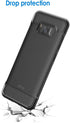 JETech Slim Fit Case for Samsung Galaxy S8, Thin Phone Cover with Shock-Absorption and Carbon Fiber Design (Black)...