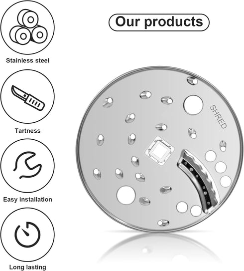 SLICE SHRED DISC BLADE for Hamilton Beach Food Processor 70730 70670 70740 70760...