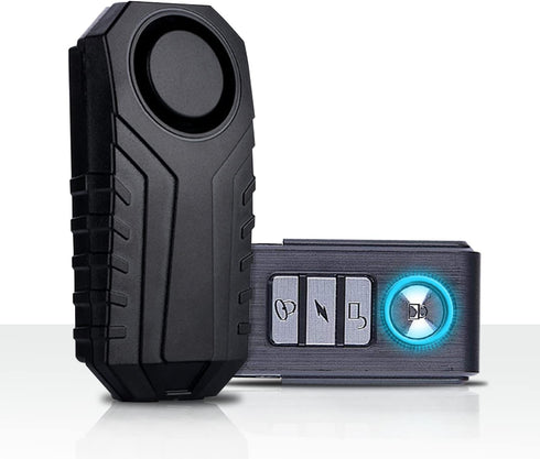Upgraded Bike Alarm Waterproof with Remote, Electric Bicycle Door Burglar Alarm,eBike Anti Theft 113dB Loud, Adjustable Sensitivity, Scooter Acces...