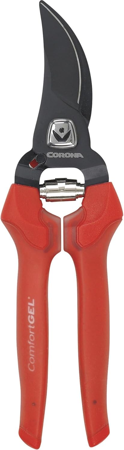 Corona BP 3214D ComfortGEL Bypass Hand Pruner, 3/4-inch cut , Red...