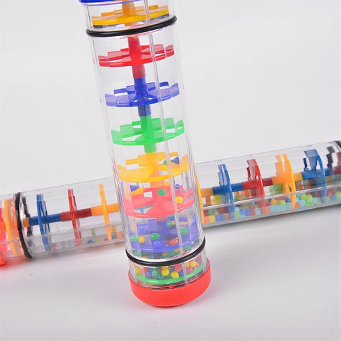 Rainmaker Stick, Rain Stick Shaker, Music Sensory Auditory Instrument, for Babies and Kids, 8 Inches, 2Pcs...