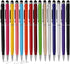 15 Pack Stylus Pens for Touch Screens Stylus Pen Compatible with Phone Tablets Kindle and Black Ink Ballpoint Pens-2 in 1 Stylists pens for Touch ...