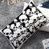 Skull Pattern Stencils 11.8×11.8inch Large Scary Skull Template with Paint Brush Halloween Theme Skeleton Drawing Stencil for DIY Projects Crafts ...