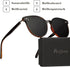 Polarized Sunglasses for Women Men UV400 Protection Trendy Round Shades Retro Vintage Sunnies 1/2/3 Packs...