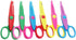 Jialeey Plastic Kids Design Safety Art Scissors Creative Crafts Scissors Paper Scrapbooking Decorative Wave Lace Edge Cutters Set 6 PCS...