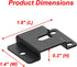 Sound Bar Wall Mount Brackets for Vizio Soundbar Wall Mounted Holders S3820W-C0 SB3851-C0 SB4051-D5 S5430W-C2 SB3651-E6 S2920W-C0 Mounting Bracket...
