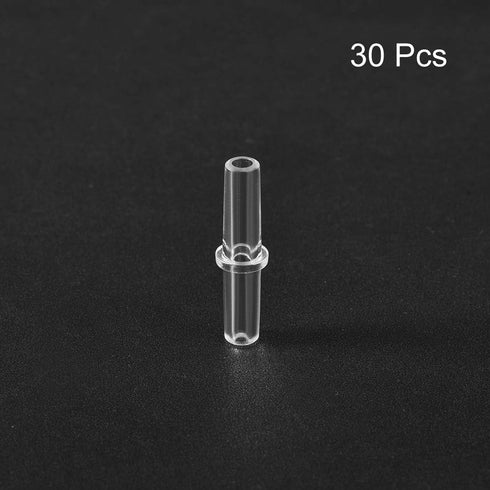 uxcell Aquarium Air Valve Connector Plastic Inline Tubing Straight Valves for 4mm Fish Tank Pond Air Line 30pcs...