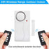 WSDCAM Wireless Door Alarm with Remote 2 Pack, Battery Included, 105 dB Loud Pool Door Alarm, Wireless Door Open Alarms Sensor for Kids Safety Hom...