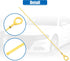 X AUTOHAUX Engine Oil Level Indicator Dipstick for Toyota Yaris 2001-2005 No.15301-0J030 Yellow...