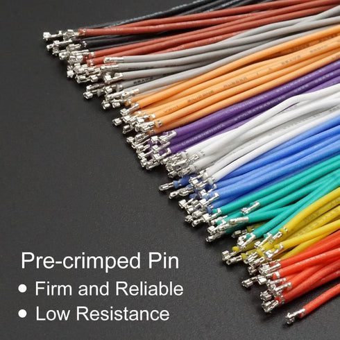 ZH 1.5MM Connectors and 28AWG Pre-Crimped Silicone Cables kit Compatible with JST ZH 1.5 Connector 2/3/4/5/6/7/8/9/10 Pin Housing Adapter Cable wi...