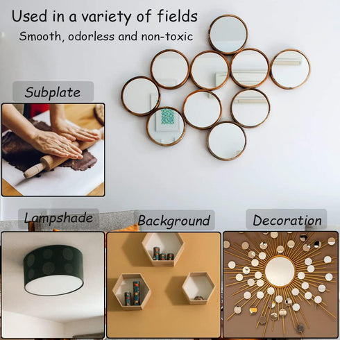 10 Pcs 10 Mil Blank Stencil Sheets, 12 x 12 Inches Mylar Templates Material for Stencils, Reusable Accetate Sheets for Crafts, Clear Craft Plastic...