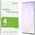apiker 4 Pack Screen Protector Compatible with Samsung Galaxy Note 10 Plus, Soft TPU Film Support Fingerprint Sensor...