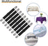 Adjustable Bed Sheet Straps Clips, Elastic Mattress Sheet Fasteners Holder and Suspenders, Grippers to Hold Sheet, Mattress, Sofa, Couch, Table Cl...