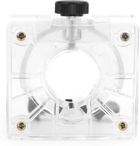 Woodworking Trimmer Router Transparent Plastic Base Power Tool Protective Accessory Base with Adjustment Knob(Thicker)...