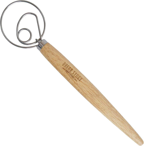 Bread Story Danish Whisk Dough Lame Slashing Tool And Wooden Scraper Tool Used for Pastry Baking Sourdough Starter Kit Set of 3...