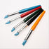 Bao Core Artist Paint Brush Set-5pcs Professional Silicon Brushes Blender for Painting, Masking Fluid,Clay Molding (5pcs Silicon Paintbrush#Blue)...