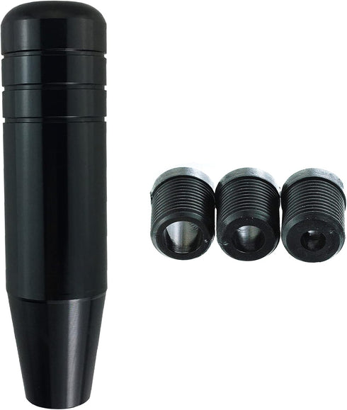 Abfer 5" Heavy Weighted Shift Knob, Aluminum Alloy Car Gear Lever Stick Shifter Handle Fit Most Automatic Manual Vehicle (Black)...