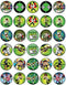 30 x Edible Cupcake Toppers Themed of Galactic Hero Design of Edible Cake Decorations | Uncut Edible on Wafer Sheet...