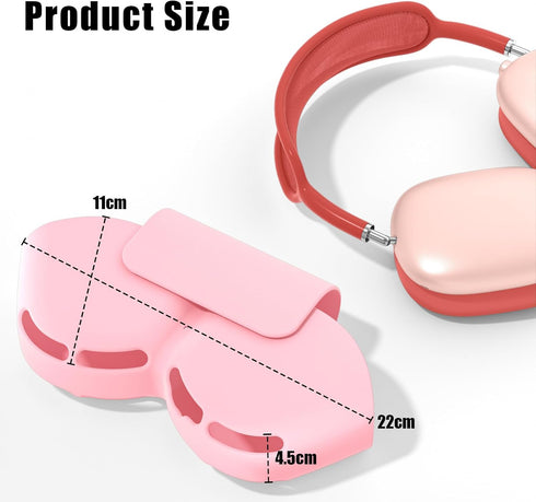 iMangoo Smart Case for Apple Headphones Airpods Max Cover, Soft TPU Protective Anti-Scratch Portable Travel Carrying Bag Support Sleep Mode Replac...