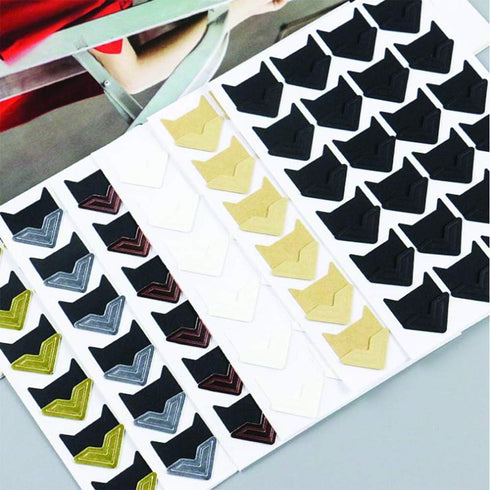 240pcs 10 Sheets Self Adhesive Paper Photo Corner Stickers for Scrapbooking, Photo Book, Personal Journal & Diary Adhesives (Craft)...