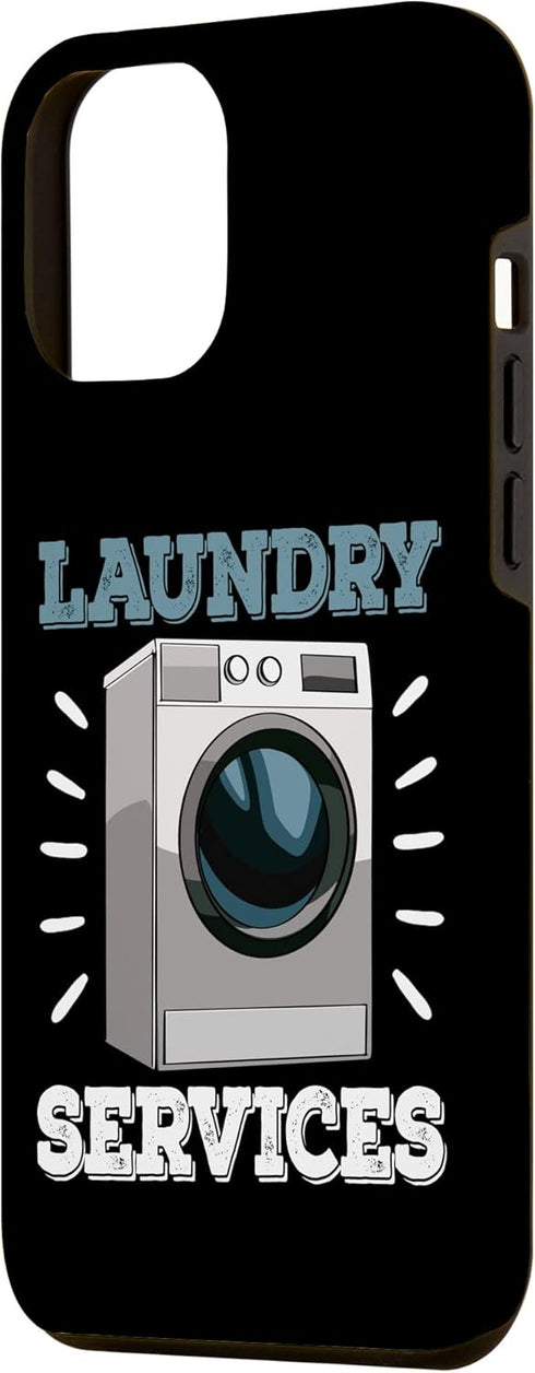 iPhone 12 Pro Max Laundry Services Mechanic Funny Women Washing Machine Case...