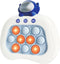 Pop The Target! Handheld Speed Pushing Game Machine: A Fun Multiplayer Game for Family. Fidget Game Toy for 6 7 8 9 10 11 12 Years Old Astronaut...