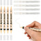 8 Pack Black and White Acrylic Paint Pens, Single & Dual Tip Fine Point Paint Pens, Permanent Paint Marker, Waterproof, Quick Dry for Rock Paintin...