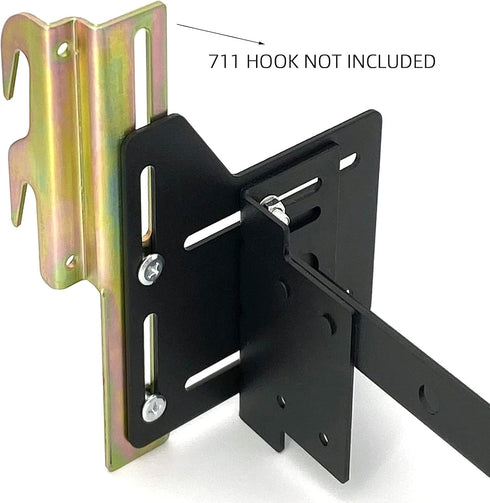 2Pcs Bed Frame Brackets Adapter for Headboard Extra Heavy Duty, Bed Adapter Conversion Plate, Queen Bed Frame Headboard Brackets Modification Plat...
