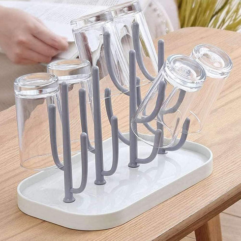 Baby Essentials,Bottle Drying Rack,Baby Bottle Drying Rack,Drying Rack for Kitchen Counter,Detachable Bottle Dryer Holder with Base.for Nipples,Cu...