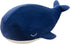 Gentle Whale Plush Toy Ultra Soft Cotton Sea Mammal Doll Cozy Companion for All Ages Children Best Birthday Gift Pillow (Blue 10inch)...
