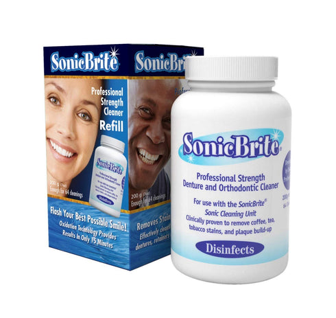 High Intensity Dental Cleaning Powder — Freshen Your Dentures, Retainers, Night Guards and Aligners — Powerful Formula Removes Stains, & Plaque...