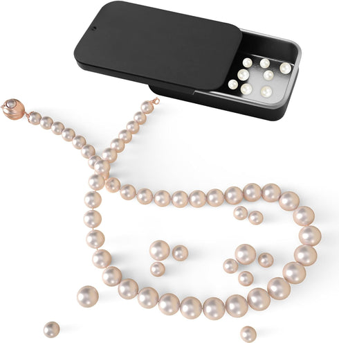 Coshar 20pcs Mini Slide Top Tin Containers Portable Rectangular Box for Crafts Storage, DIY Lip Balms and Solid Perfumes(Black)...