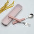 VANRA 2-Piece Children Flatware Set 18/10 Stainless Steel Child Tableware Set Silver Cutlery Set Silverware Dinner Utensils Spoon Fork Set with Tr...
