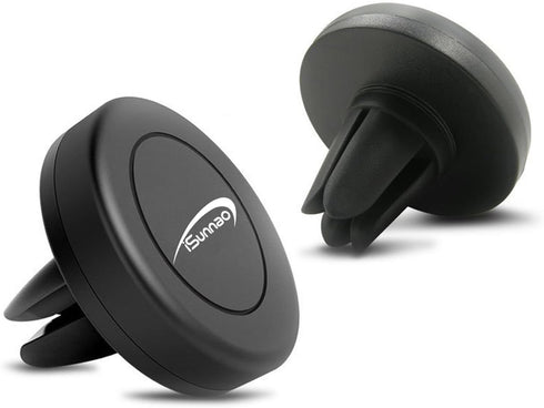 CM-7903 Magnetic Phone Car Mount - Air Vent Universal iPhone Samsung Smartphone Holder with Strong Magnets and Metal Plates for Phones Cases - Exc...