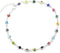 Multi-Color Guardian Eye Talisman Small Beads Anklet Bracelet on 925 Sterling Silver Adjustable 8.5" - 9.5"...