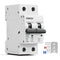 Miniature Circuit Breaker 120/240VAC 16A Double Pole Circuit Breaker DIN Rail Mount,Thermal Magnetic AC Disconnect Switch for House, Electrical Sy...