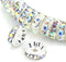 Allb 100Pcs Rondelle Spacer Beads 10mm Silver Plated Czech Crystal Rhinestone for Jewelry Making Loose Beads for Bracelets...