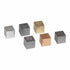 EISCO Density Cubes Set - Includes 6 Metals - Brass, Lead, Iron, Copper, Aluminum, Zinc - 0.4" (10mm) Sides - for use with Density, Specific Gravi...