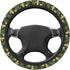 Green Steering Wheel Cover for Men,Green Camouflage Print 14.5 Steering Wheel Cover Protector Non Slip Durable Universal Automotive Accessories Ca...