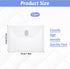 Document Folders, 12 Pack Clear Die & Stamp Storage Bag 7.5 x 5.5 inch Transparent Plastic Envelopes with Closure Waterproof Poly Envelope File Ho...