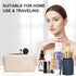 Makeup Bags for Women, PU Leather Portable Waterproof Cosmetic Bag, Multifunctional Toiletry Bag Sanitary Napkin Organizer Skincare Bag, Daily Use...