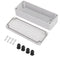 250x80x85mm Clear wateproof Junction Box,Universal Waterproof DIY Electrical Enclosure ABS Plastic Project Box with Clear Grey Cover 9.8 x 3.1 x 3...