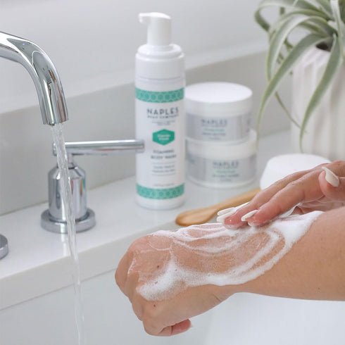 Naples Soap Company Foaming Body Wash - Paraben and Silicone-Free, Vegan Formula - Florida Fresh, 6.72oz...