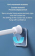 LADYMOON Adhesive Shower Curtain Rod Holder 4 Pack,Transparent Tension Bracket,No Drilling(Not Included Rod)?Only For Rods Less Than 1 Inch in Dia...