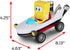 Nick Kart Racers - Pull Back SpongeBob Boatmobile; Straight from The game “Nickelodeon Kart Racers 3: Slime Speedway”; No batteries required; Grip...
