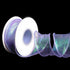 2 Rolls Laser Purple Organza Ribbon 1-1/2 Inch Wide 10 Yards for Gift wrap Bow DIY Craft Bouquet Wreath Baking Baby Shower Wedding Parties Valenti...