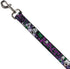 Buckle-Down Pet Leash - Joker Face/Logo/Spades Black/Green/Purple - 4 Feet Long - 1.5" Wide...